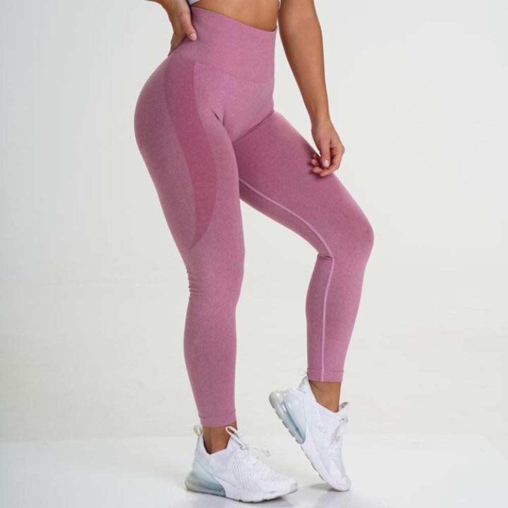 Pastel pink NVGTN contour leggings